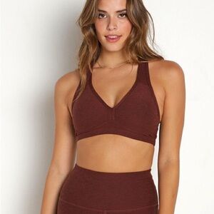 Beyond Yoga Brown Bra
